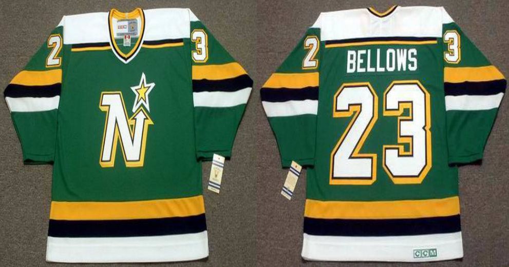 2019 Men Dallas Stars #23 Bellows Green CCM NHL jerseys